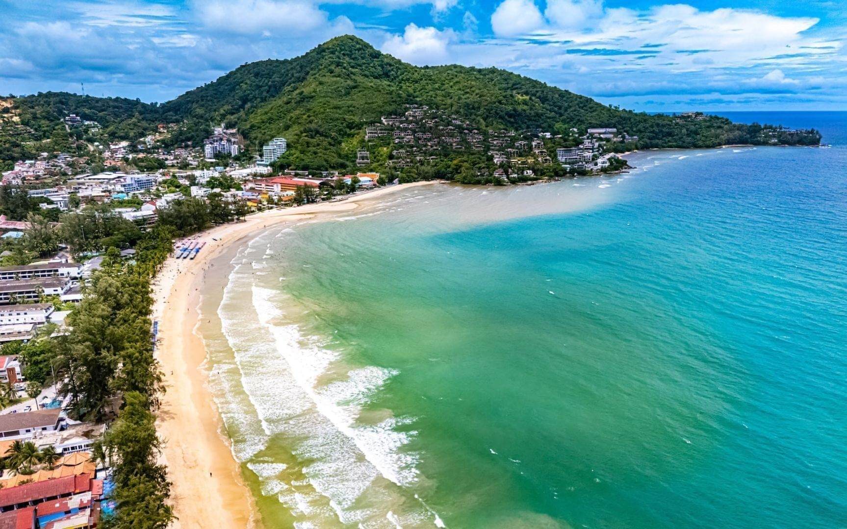 Bird’s eye view of Kamala Beach, Phuket